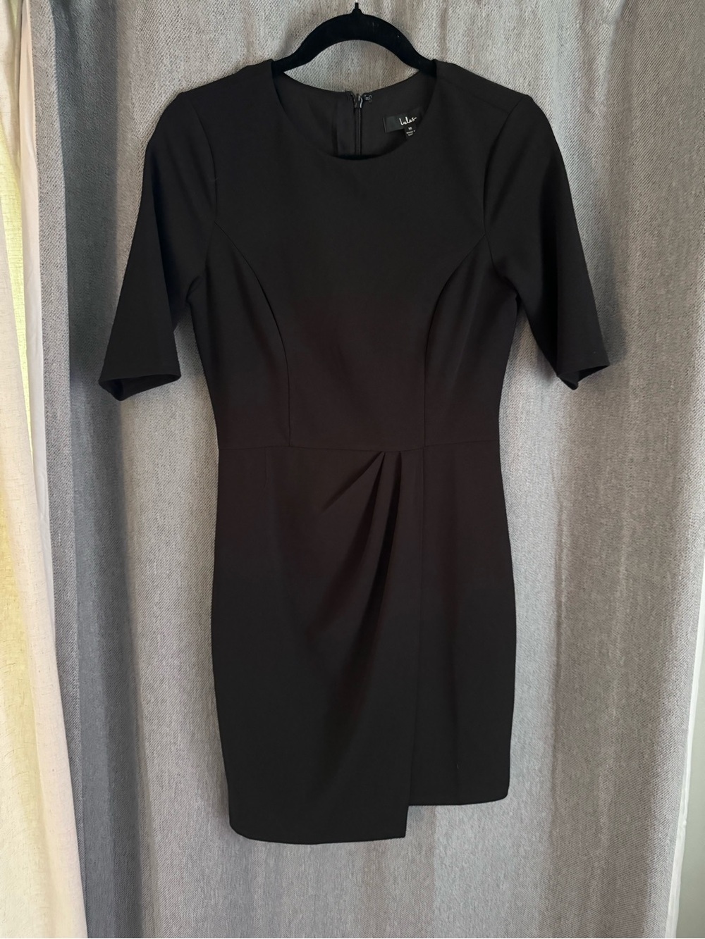 Lulus Westwood Black Half Sleeve Sheath Dress